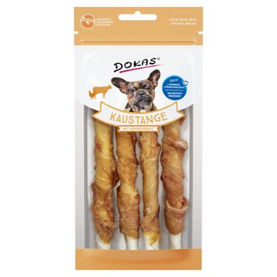 Dokas Kaustange mit Hühnerbrust 50 g - 10 Stück / Sparpaket Dokas Kaustange mit Hühnerbrust 50 g - 10 Stück / Sparpaket