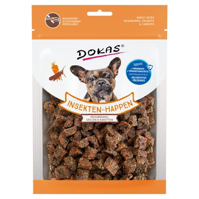 Dokas Insekten-Happen mit Mehlwürmern, Grillen und Karotte 100 g - 10