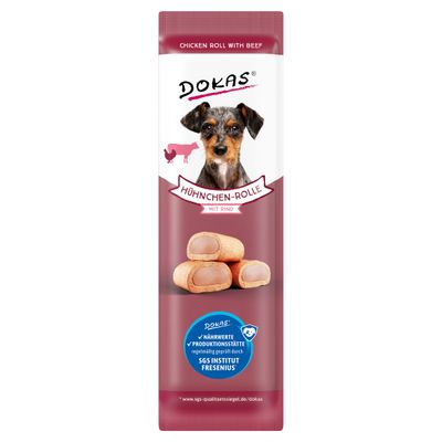 Dokas Hühnchen-Rolle mit Rind 10 g