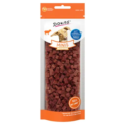 Dokas Lammfleisch Minis 70 g - 9 Stück / Sparpaket Dokas Lammfleisch Minis 70 g - 9 Stück / Sparpaket