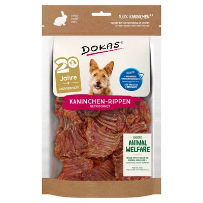 Dokas Kaninchen-Rippen mit Fleisch 100 g Dokas Kaninchen-Rippen mit Fleisch 100 g