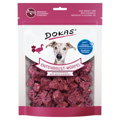 Dokas Entenbrust-Würfel mit Kichererbsen, Rote Beete, Kokos 150 g - 8