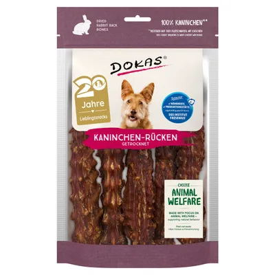 Dokas Kaninchen-Rücken 120 g - 7 Stück / Sparpaket Dokas Kaninchen-Rücken 120 g - 7 Stück / Sparpaket