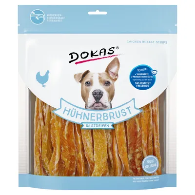 Dokas Hühnerbrust in Streifen 500 g
