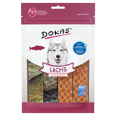 Dokas Lachs in Streifen 100 g - 8 Stück - Sparpaket