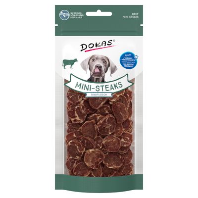 Dokas Mini-Steaks mit Rindfleisch 50 g - 12 Stück / Sparpaket