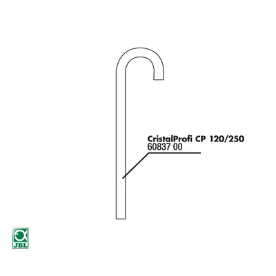 JBL Ersatzteil U-Rohr Ansaug/Auslauf 12/16mm für CP 120 / 250 JBL Ersatzteil U-Rohr Ansaug/Auslauf 12/16mm für CP 120 / 250