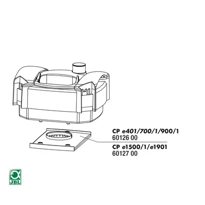 JBL Ersatzteil CP e15/1900/1 Verteilerplatte Wassereinlauf JBL Ersatzteil CP e15/1900/1 Verteilerplatte Wassereinlauf