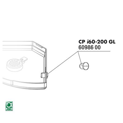 JBL CP i_gl (2x) Gummipuffer Bodenplatte