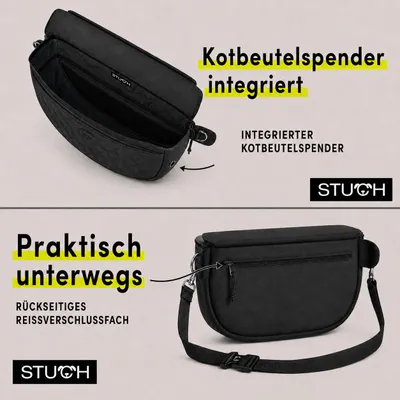 STUCH Walking Bag - Gassitasche, Leckerlibeutel mit Kotbeutelspender STUCH Walking Bag - Gassitasche, Leckerlibeutel mit Kotbeutelspender