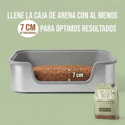 KURO & KAI Arena Aglomerante Natural de Hueso de Oliva para Gatos KURO & KAI Arena Aglomerante Natural de Hueso de Oliva para Gatos