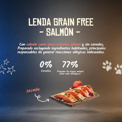 Lenda Grain Free Salmón - Monoproteico