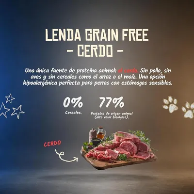 Lenda Grain Free Cerdo - Monoproteico Lenda Grain Free Cerdo - Monoproteico