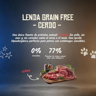 Lenda Grain Free Cerdo - Monoproteico