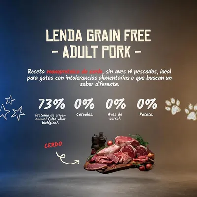 Lenda Grain Free Adult Pork Lenda Grain Free Adult Pork
