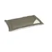 Kerbl Liegekissen Cleo grau/weiß, 48 x 29 x 3 cm, Wendekissen