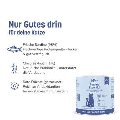 KatKare Cat Treats Schnupperbox Hypoallergener Fischgenuss