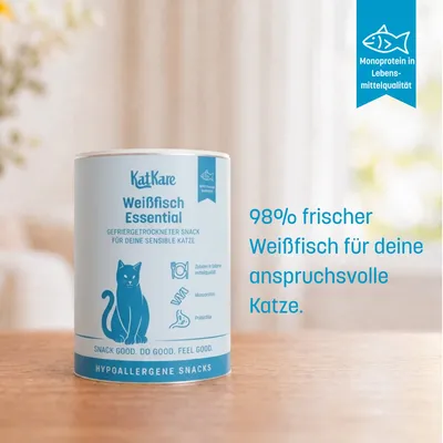 KatKare Cat Treats Weißfisch Essential