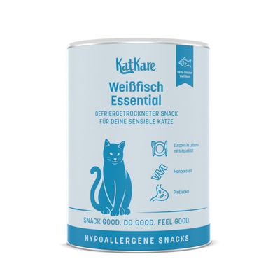KatKare Cat Treats Weißfisch Essential