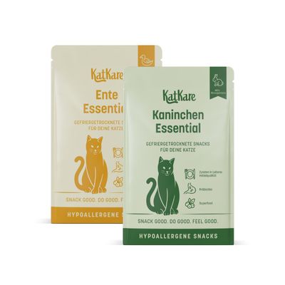 KatKare Cat Treats Schnupperbox Hypoallergene Bestseller