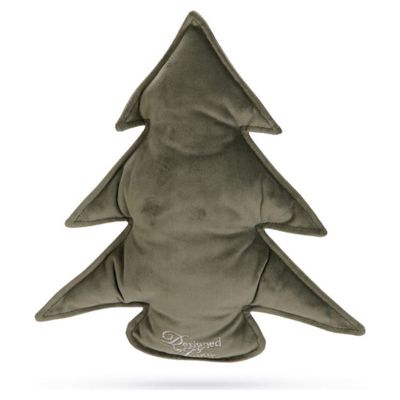 Designed by Lotte Hundespielzeug Weihnachtsbaum aus Samt grün