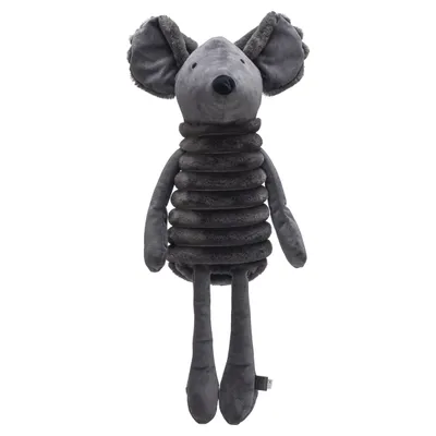 Designed by Lotte Hundespielzeug Reza Maus XL anthrazit aus Plüsch Designed by Lotte Hundespielzeug Reza Maus XL anthrazit aus Plüsch