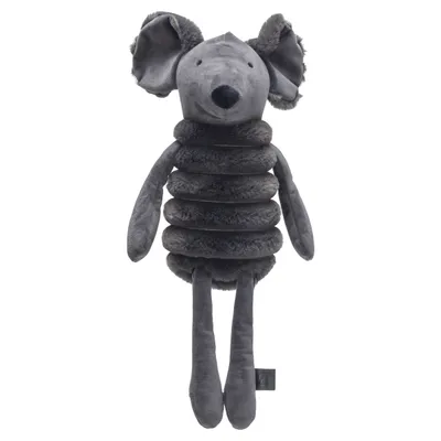 Designed by Lotte Hundespielzeug Reza Maus anthrazit aus Plüsch Designed by Lotte Hundespielzeug Reza Maus anthrazit aus Plüsch