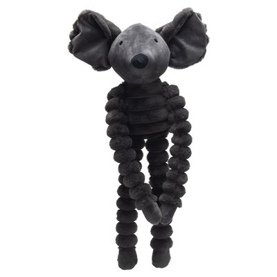 Designed by Lotte Hundespielzeug Reza Maus Swing anthrazit aus Plüsch
