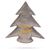 Designed by Lotte Hundespielzeug Weihnachtsbaum aus Samt grau