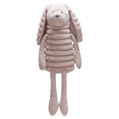 Designed by Lotte Hundespielzeug Reza Hase XL rosa aus Plüsch
