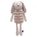 Designed by Lotte Hundespielzeug Reza Hase rosa aus Plüsch