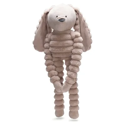 Designed by Lotte Hundespielzeug Reza Swing Hase rosa aus Plüsch Designed by Lotte Hundespielzeug Reza Swing Hase rosa aus Plüsch