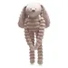 Designed by Lotte Hundespielzeug Reza Swing Hase rosa aus Plüsch