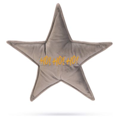 Designed by Lotte Hundespielzeug X-Mas Stern aus Samt grau
