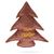 Designed by Lotte Hundespielzeug Weihnachtsbaum aus Samt rosa