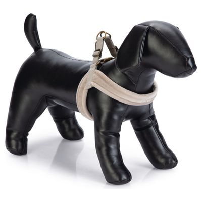 Designed by Lotte Hundegeschirr Velura grau