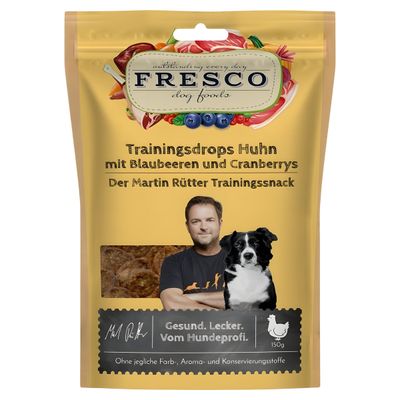 FRESCO Martin Rütter Trainingsdrops Huhn mit Blaubeeren und Kranbeeren 150