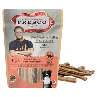 FRESCO Martin Rütter Kaustange mit Rind und Lachsöl 150 g FRESCO Martin Rütter Kaustange mit Rind und Lachsöl 150 g