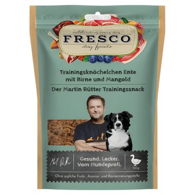 FRESCO Martin Rütter Trainingsknöchelchen Ente mit Birne und Mangold 150 g