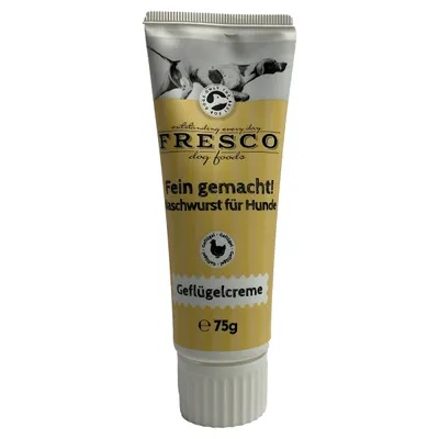 FRESCO Fein gemacht! Geflügelcreme für Hunde 75 g FRESCO Fein gemacht! Geflügelcreme für Hunde 75 g