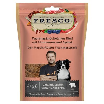 FRESCO Martin Rütter Trainingsknöchelchen Rind mit Himbeeren und Spinat