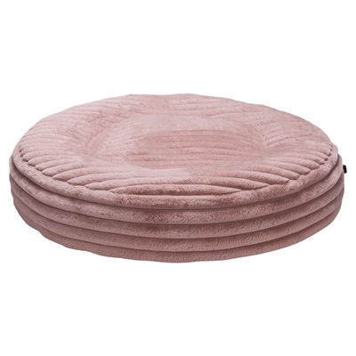 Designed by Lotte Hundekissen Reza rund rosa