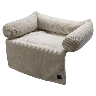 Designed by Lotte Couchkissen Ribbed hellgrau Designed by Lotte Couchkissen Ribbed hellgrau