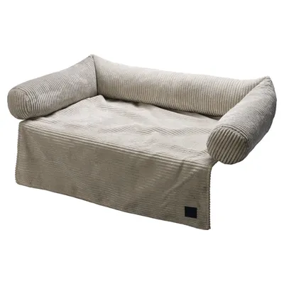 Designed by Lotte Couchkissen Ribbed hellgrau Designed by Lotte Couchkissen Ribbed hellgrau