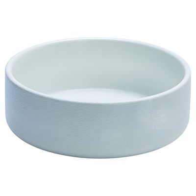 Designed by Lotte Katzennapf Lojs aus Keramik weiß