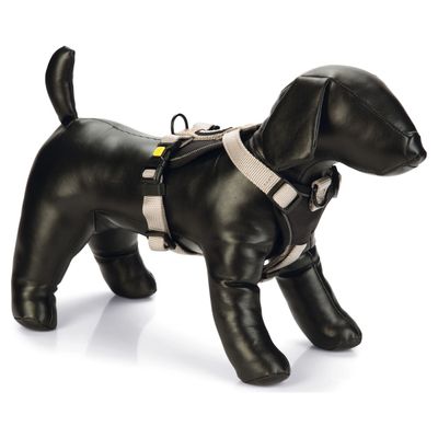 Beeztees Hunde Y-Geschirr Parinca Premium Nylon hellgrau
