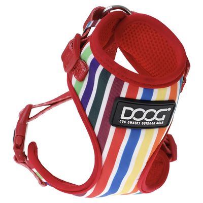 DOOG Neopren Geschirr Scooby multi-color stripped