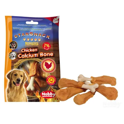 Nobby Starsnack Barbecue Chicken Calcium Bone 70 g Nobby Starsnack Barbecue Chicken Calcium Bone 70 g