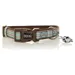 DOOG Halsband Benji braun/blau zigzag