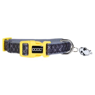 DOOG Halsband Odie grau/gelb